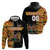 Custom Kenya Coat Of Arms Zip Hoodie With Kente Patterns - Wonder Print Shop