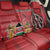 Personalized Kenya Coat Of Arms Back Car Seat Cover Ethnic Seamless Pattern - Wonder Print Shop