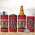 Personalized Kenya Coat Of Arms 4 in 1 Can Cooler Tumbler Ethnic Seamless Pattern - Wonder Print Shop