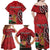 Personalized Kenya Coat Of Arms Family Matching Off Shoulder Maxi Dress and Hawaiian Shirt Ethnic Seamless Pattern - Wonder Print Shop