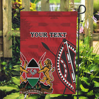 Personalized Kenya Coat Of Arms Garden Flag Ethnic Seamless Pattern - Wonder Print Shop
