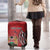 Personalized Kenya Coat Of Arms Luggage Cover Ethnic Seamless Pattern - Wonder Print Shop