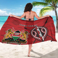 Personalized Kenya Coat Of Arms Sarong Ethnic Seamless Pattern - Wonder Print Shop