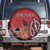 Personalized Kenya Coat Of Arms Spare Tire Cover Ethnic Seamless Pattern - Wonder Print Shop
