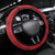 Kenya Coat Of Arms Steering Wheel Cover Ethnic Seamless Pattern - Wonder Print Shop