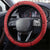 Kenya Coat Of Arms Steering Wheel Cover Ethnic Seamless Pattern - Wonder Print Shop