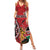 Personalized Kenya Coat Of Arms Summer Maxi Dress Ethnic Seamless Pattern - Wonder Print Shop