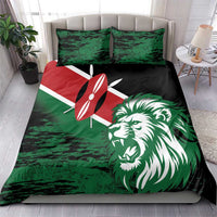 Kenya Lion Head Bedding Set Flag Style - Wonder Print Shop