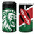 Kenya Lion Head 4 in 1 Can Cooler Tumbler Flag Style - Wonder Print Shop