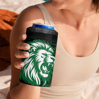 Kenya Lion Head 4 in 1 Can Cooler Tumbler Flag Style - Wonder Print Shop