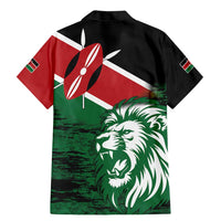 Kenya Lion Head Family Matching Mermaid Dress and Hawaiian Shirt Flag Style - Wonder Print Shop