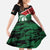 Kenya Lion Head Kid Short Sleeve Dress Flag Style - Wonder Print Shop