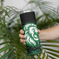 Kenya Lion Head Skinny Tumbler Flag Style - Wonder Print Shop