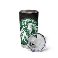 Kenya Lion Head Tumbler Cup Flag Style - Wonder Print Shop