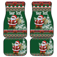 Personalized Kenya Christmas Car Mats African Santa Claus - Heri ya Krismasi - Wonder Print Shop