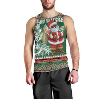 Personalized Kenya Christmas Men Tank Top African Santa Claus - Heri ya Krismasi - Wonder Print Shop