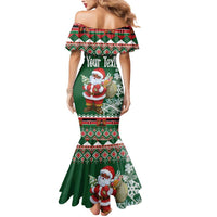 Personalized Kenya Christmas Mermaid Dress African Santa Claus - Heri ya Krismasi - Wonder Print Shop