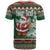 Personalized Kenya Christmas T Shirt African Santa Claus - Heri ya Krismasi - Wonder Print Shop