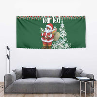 Personalized Kenya Christmas Tapestry African Santa Claus - Heri ya Krismasi - Wonder Print Shop