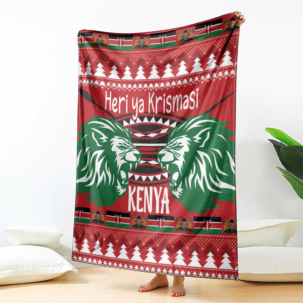 Kenya Christmas Lion Blanket Heri ya Krismasi - Wewe pia