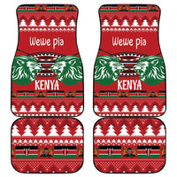 Kenya Christmas Lion Car Mats Heri ya Krismasi - Wewe pia - Wonder Print Shop