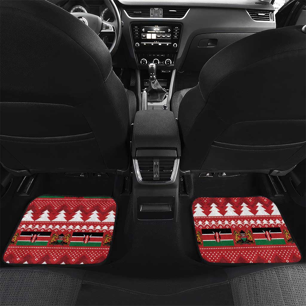 Kenya Christmas Lion Car Mats Heri ya Krismasi - Wewe pia - Wonder Print Shop