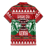 Kenya Christmas Lion Family Matching Mermaid Dress and Hawaiian Shirt Heri ya Krismasi - Wewe pia - Wonder Print Shop