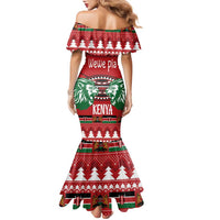 Kenya Christmas Lion Family Matching Mermaid Dress and Hawaiian Shirt Heri ya Krismasi - Wewe pia - Wonder Print Shop