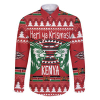 Kenya Christmas Lion Family Matching Puletasi and Hawaiian Shirt Heri ya Krismasi - Wewe pia - Wonder Print Shop