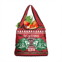 Kenya Christmas Lion Grocery Bag Heri ya Krismasi - Wewe pia