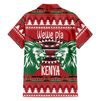 Kenya Christmas Lion Hawaiian Shirt Heri ya Krismasi - Wewe pia - Wonder Print Shop