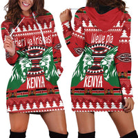 Kenya Christmas Lion Hoodie Dress Heri ya Krismasi - Wewe pia - Wonder Print Shop