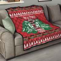 Kenya Christmas Lion Quilt Heri ya Krismasi - Wewe pia - Wonder Print Shop