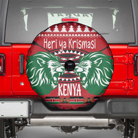 Kenya Christmas Lion Spare Tire Cover Heri ya Krismasi - Wewe pia - Wonder Print Shop