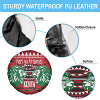Kenya Christmas Lion Spare Tire Cover Heri ya Krismasi - Wewe pia - Wonder Print Shop