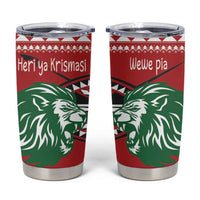 Kenya Christmas Lion Tumbler Cup Heri ya Krismasi - Wewe pia - Wonder Print Shop