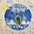 El Salvador Christmas Beach Blanket The Torogoz Cartoon With Coat Of Arms - Wonder Print Shop