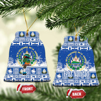 El Salvador Christmas Ceramic Ornament The Torogoz Cartoon With Coat Of Arms - Wonder Print Shop