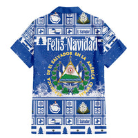El Salvador Christmas Family Matching Mermaid Dress and Hawaiian Shirt The Torogoz Cartoon With Coat Of Arms - Wonder Print Shop