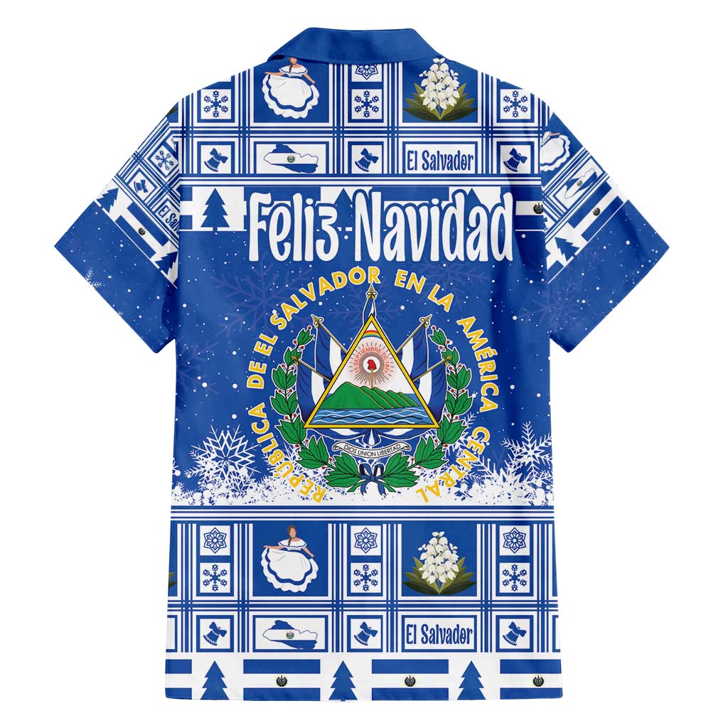 El Salvador Christmas Family Matching Puletasi and Hawaiian Shirt The Torogoz Cartoon With Coat Of Arms - Wonder Print Shop