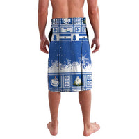 El Salvador Christmas Lavalava The Torogoz Cartoon With Coat Of Arms - Wonder Print Shop