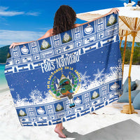 El Salvador Christmas Sarong The Torogoz Cartoon With Coat Of Arms - Wonder Print Shop