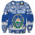 El Salvador Christmas Sweatshirt The Torogoz Cartoon With Coat Of Arms - Wonder Print Shop