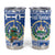 El Salvador Christmas Tumbler Cup The Torogoz Cartoon With Coat Of Arms - Wonder Print Shop