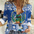 El Salvador Christmas Women Casual Shirt The Torogoz Cartoon With Coat Of Arms - Wonder Print Shop