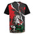 Russia Knight Fighting With Dragon Rugby Jersey Grunge Style - Wonder Print Shop