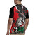 Russia Knight Fighting With Dragon Rugby Jersey Grunge Style - Wonder Print Shop