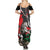 Russia Knight Fighting With Dragon Summer Maxi Dress Grunge Style - Wonder Print Shop