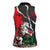 Russia Knight Fighting With Dragon Women Sleeveless Polo Shirt Grunge Style - Wonder Print Shop