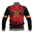 Custom Belgium Rugby Baseball Jacket Diables Noirs Lion Head